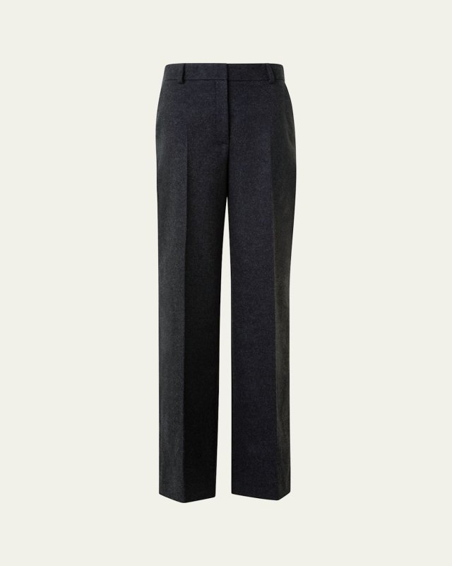 Signature Jersey Wide-Leg Pants